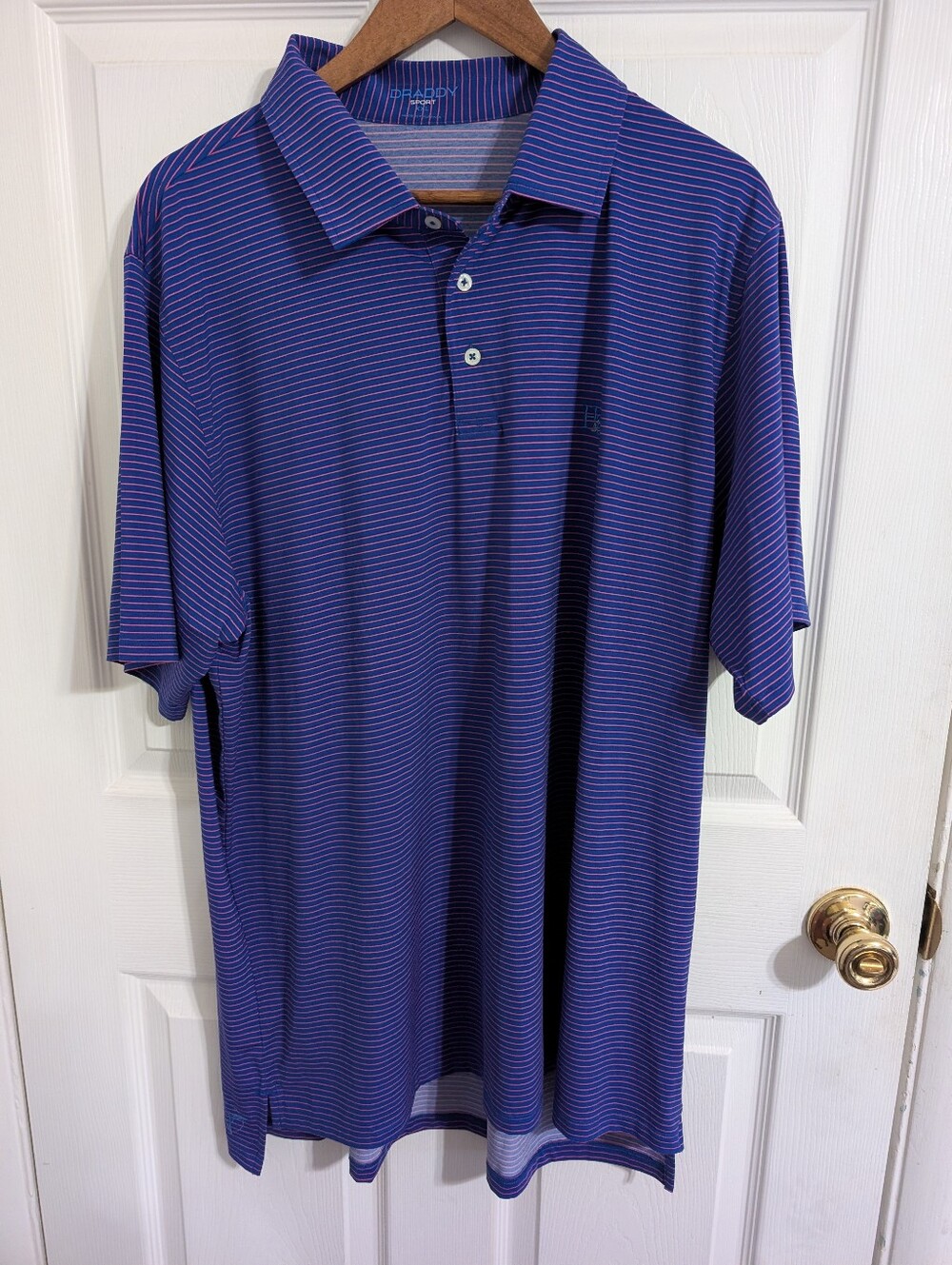 New B Draddy mens Shorts Blue Golf Performance 9" Inseam Size 34 NWT